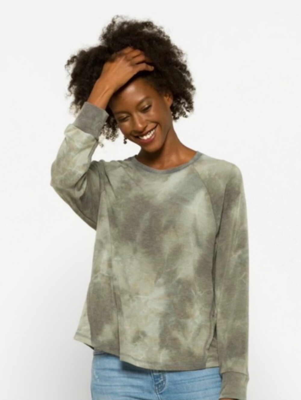 Kaileigh Lila Crew Neck Knit Top- XL